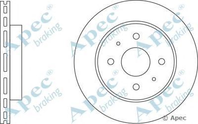 APEC BRAKING dsk2629 -  Тормозной диск